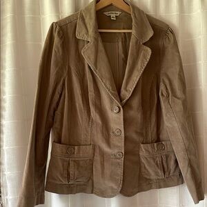 St. John's Bay  Blazer Classic Suit Jacket CL
Tan corduroy